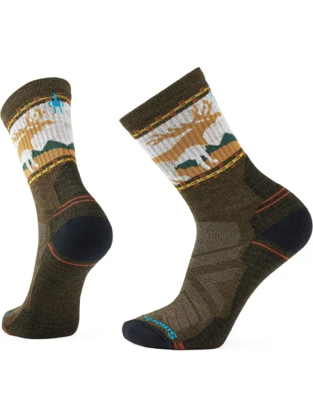 SMARTWOOL skarpety trekkingowe H LC MOUNT MOOSE CRW HIKE MTOLV M zielone