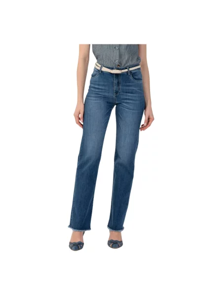 Jeansy skinny Kocca zwężane niebieskie