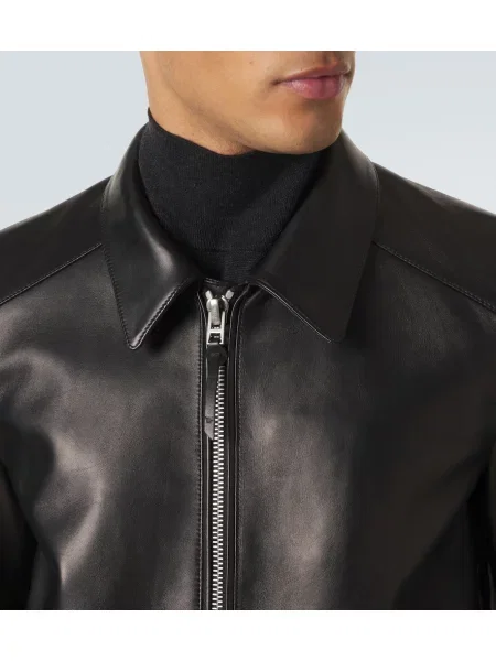 Geanta de piele Tom Ford negru