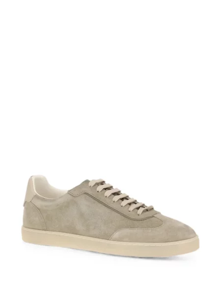 Fűzős szarvasbőr sneaker Brunello Cucinelli