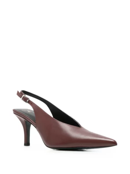 Pantofi cu toc Patrizia Pepe slingback maro