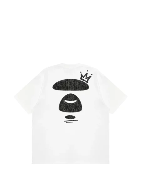 Tricou Aape By A Bathing Ape cu imagine alb