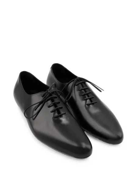 Oxford Dries Van Noten din piele negru