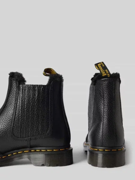 Buty chelsea z naszywką z logo model ‘Leonore’ Dr. Martens czarne