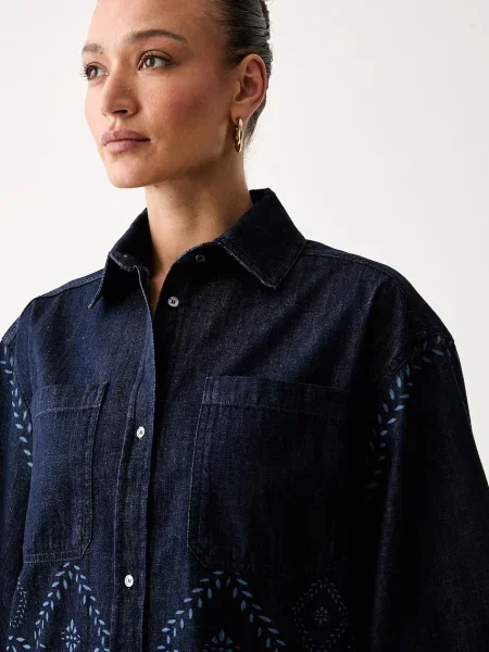 Джинсовая рубашка Weekend Max Mara