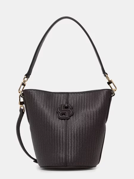 BOSS torbica vreča Anett BUCKET W rjava