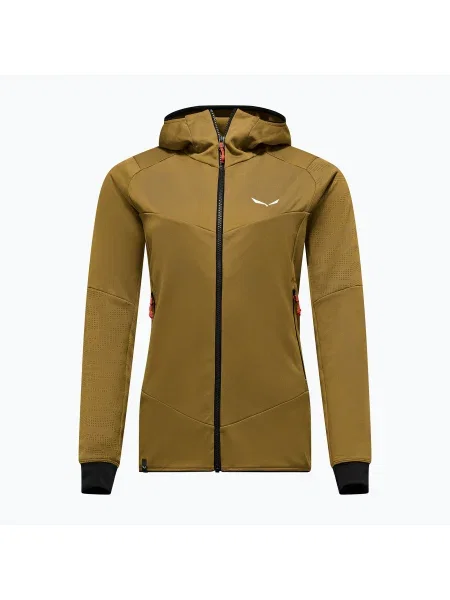 Bluză de trekking petru femei Salewa Sella Crevasse Hd golden brown auriu