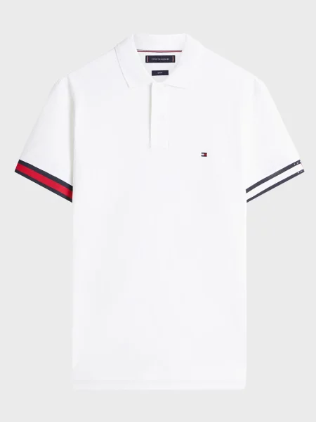 Поло Tommy Hilfiger біле
