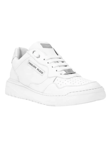 Sneakersy Philipp Plein skórzane białe