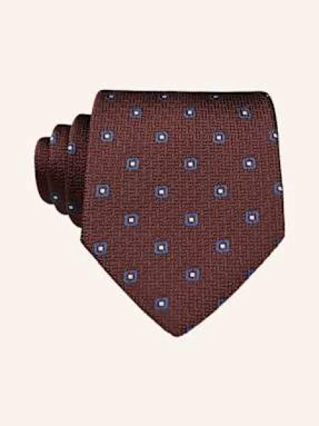 Zegna Krawat rot biały