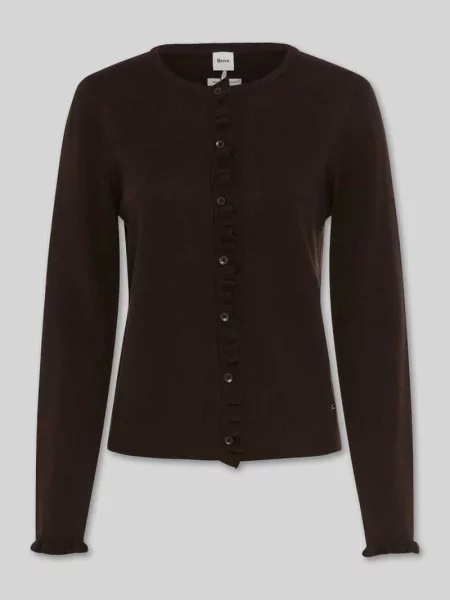 Kardigan rozpinany o kroju slim fit z mieszanka żywej wełny i kaszmiru model ANN' Brax
