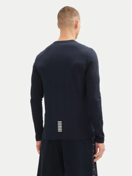 Hosszú ujjú hosszú hosszú ujjú póló Emporio Armani Ea7 kék
