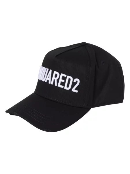 Czapka z daszkiem Dsquared2 czarna