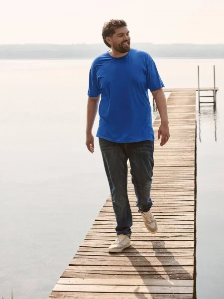 Tričko Fruit Of The Loom modré