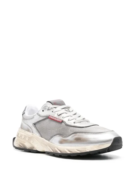 Sneakerși Dsquared2 argintiu
