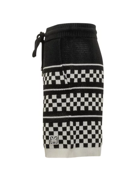 Pantaloni scurți Amiri în carouri negru