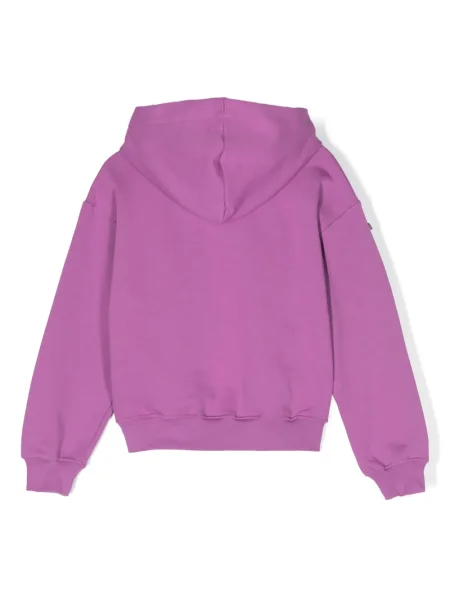 Bluza z kapturem dziecięca Msgm fioletowa