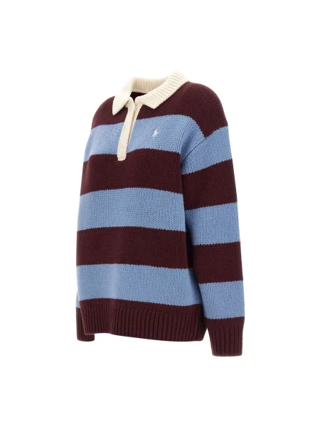 Sweter Polo Ralph Lauren wełniany niebieski