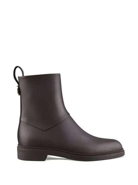 Botine Loro Piana din piele maro