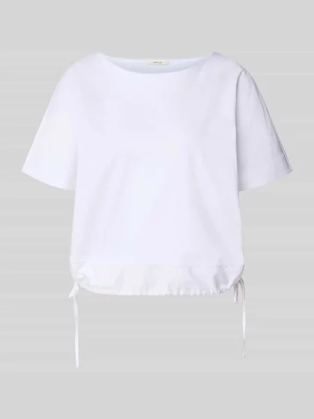 T-shirt ze sznurkiem model Sarzi' Opus biała