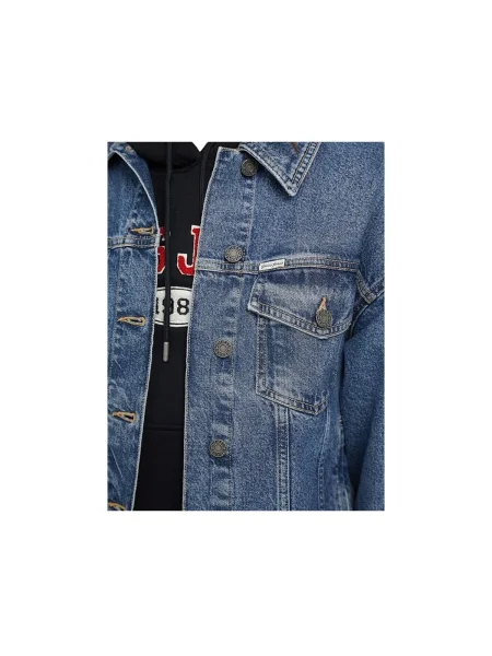 GUESS Prechodná bunda denim modrá