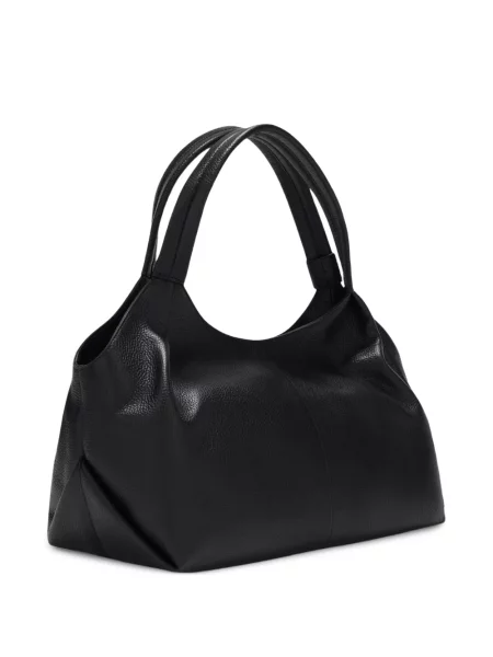 Кожена шопинг чанта Furla черно