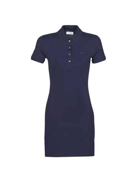 Obleka mini obleka Lacoste modra