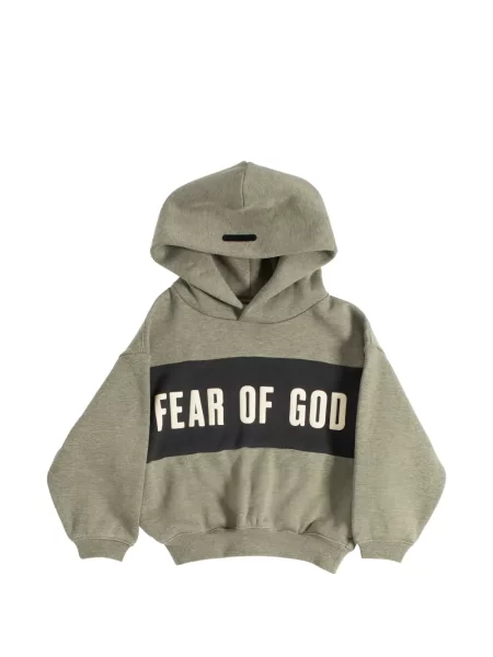 Bluza z kapturem dziecięca Fear Of God Essentials szara