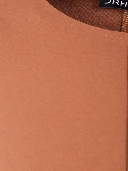 Rochie Drhope cu mâneci trei sferturi de costum maro