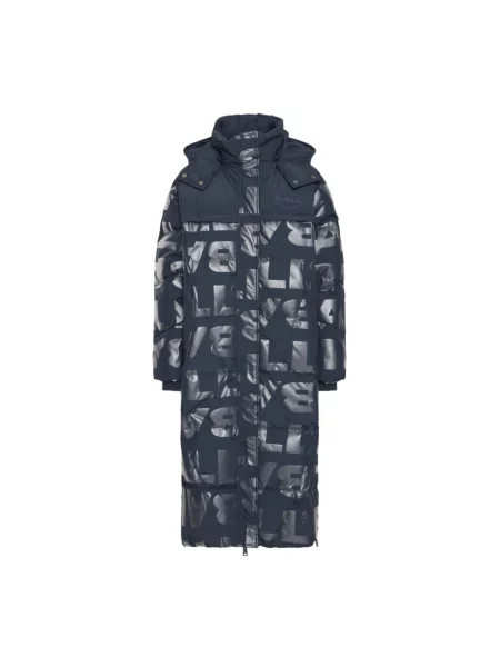 Płaszcz Ball z nadrukiem niebieski