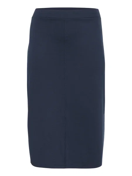 KAFFE CURVE Sukňa Jenna námornícka modrá