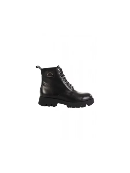 Buty do kostki Karl Lagerfeld skórzane czarne