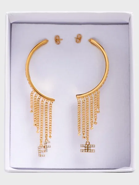 Серьги Elisabetta Franchi золотые