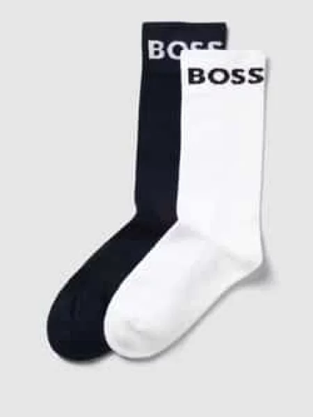 Skarpety z nadrukiem z logo w zestawie 2 szt. Boss