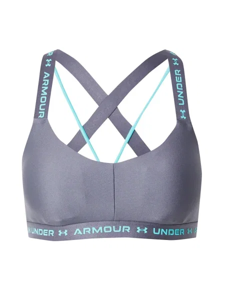 Športová podprsenka Under Armour Crossback sivá