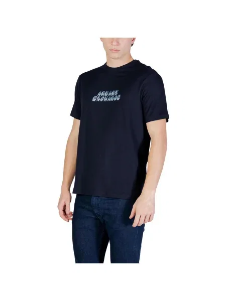 Tricou Eax albastru