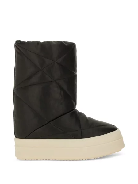 Botine Rick Owens cu platformă negru