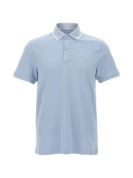 Tricou polo Boss albastru