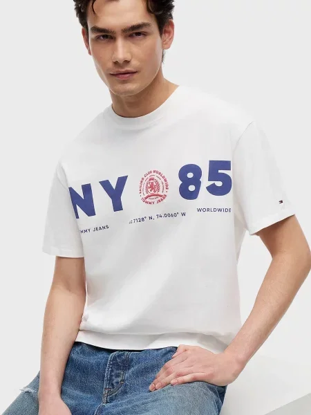 Футболка Tommy Jeans біла