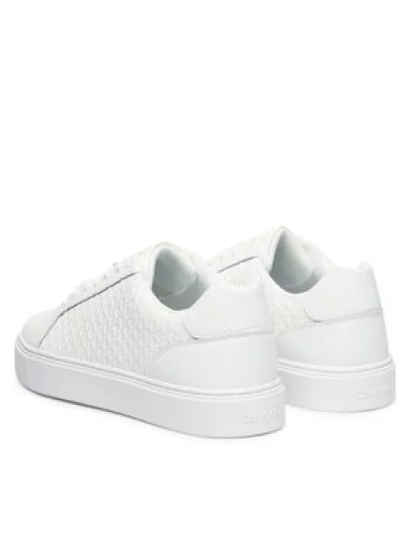 Calvin Klein Jeans Sportcipők Classic Cupsole Laceup Aop fehér