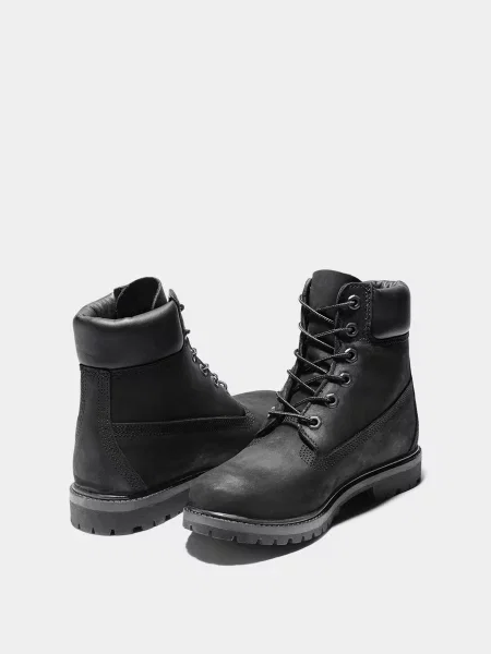 Кожаные ботинки Timberland черные
