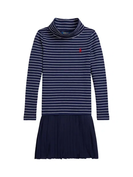 Polo Ralph Lauren Плетена рокля Тъмносин