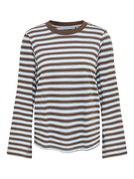 ONLY Tricou ONLLUNA HAPPY deschis / maro închis albastru