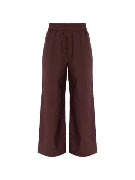 Talie pantaloni Samsøe Samsøe cu picior lat maro
