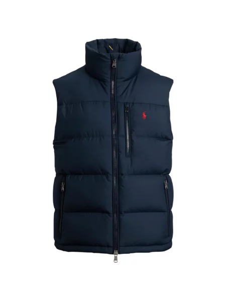 Satenske rukavice Polo Ralph Lauren s vezom s vezicama smeđa