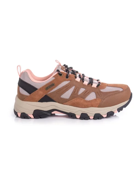 Sneakersy Skechers trekkingowe brązowe