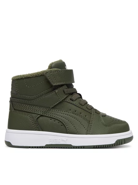 Sneakersy Puma Rebound Slam Mid Wtr Tmavě zelená