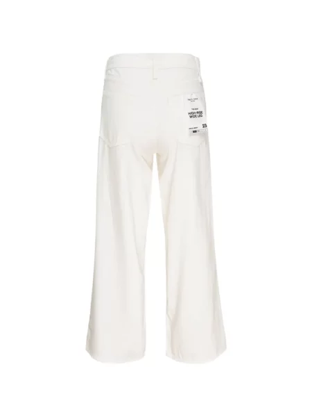 Blugi cu picior larg Rag & Bone alb