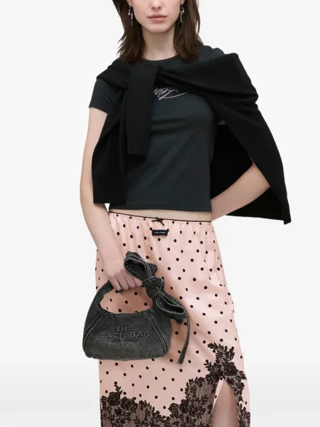 Mała mały torebka Marc Jacobs z kokardką czarna