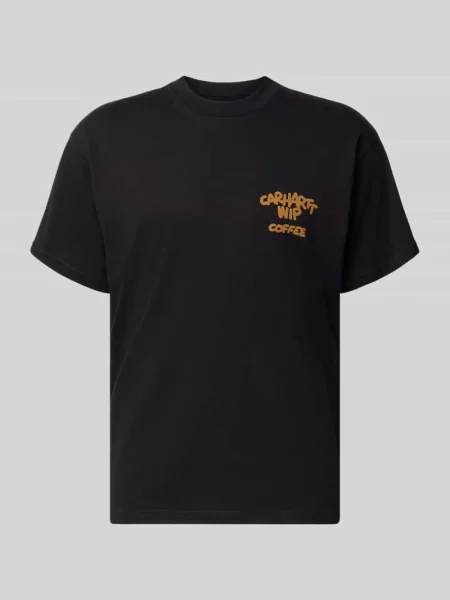 T-shirt o kroju regular fit z nadrukiem z motywem na tyle Carhartt Work In Progress czarna